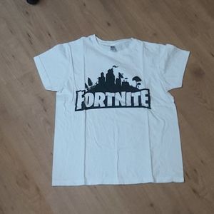 White fortnite shirt